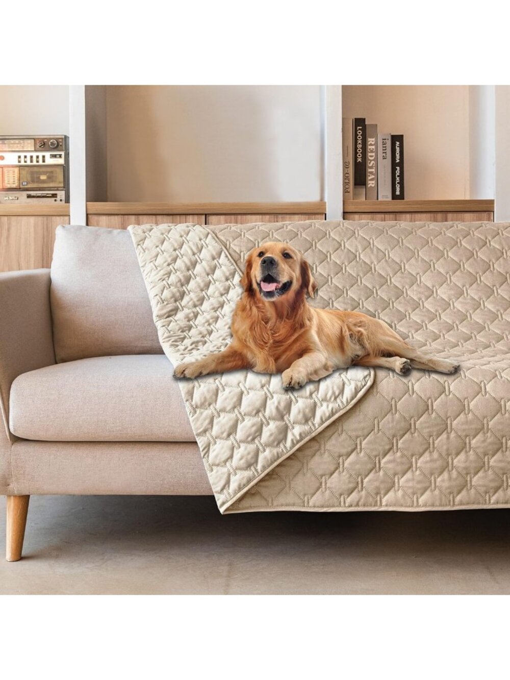 Waterproof Large Dog Blanket - Breathable Pet Bed Cover for Easy Cleaning